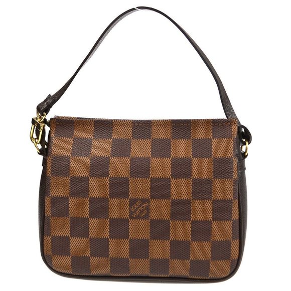 Louis Vuitton Trousse Makeup Handbag Pouch Damier Brown - Picture 1 of 10